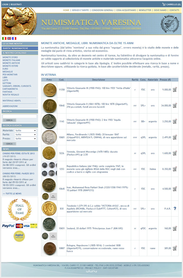 Numismatica Varesina